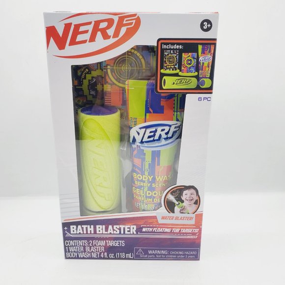 NIB NERF BATH BLASTER BODY WASH SET - Picture 5 of 10